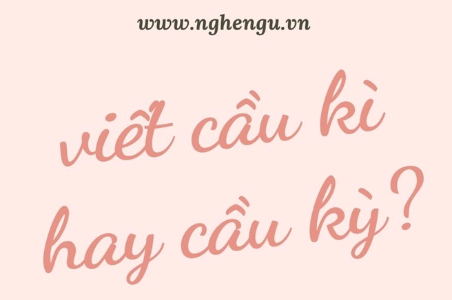 Ảnh minh họa cách viết cầu kì hay cầu kỳ trong tiếng Việt