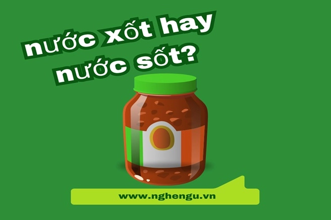 Nước xốt hay nước sốt theo từ điển tiếng Việt