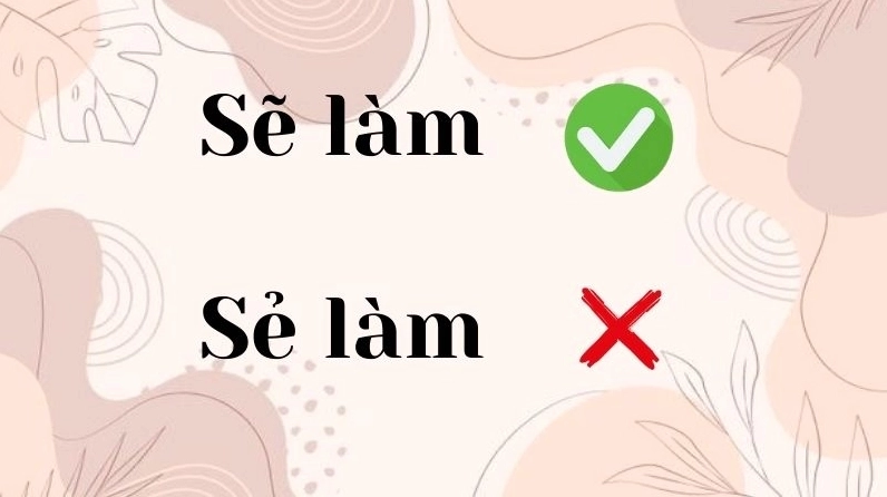 Sẻ làm hay sẽ làm đúng chỉnh tả,''sẽ làm'' là cách viết đúng