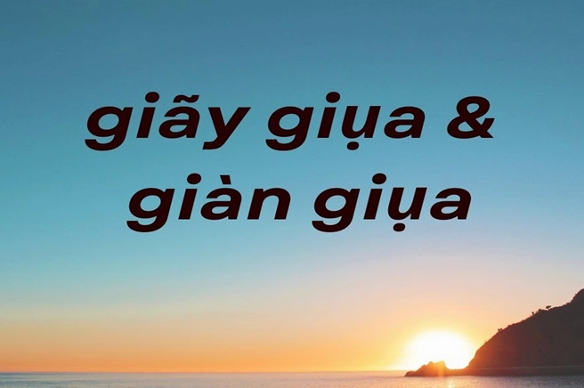 Hình ảnh minh họa cho câu hỏi giay dua hay giay giua đúng chính tả