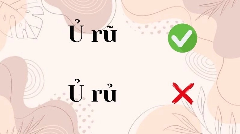 Ủ rũ hay ủ rủ đúng chính tả, ủ rũ là từ đúng