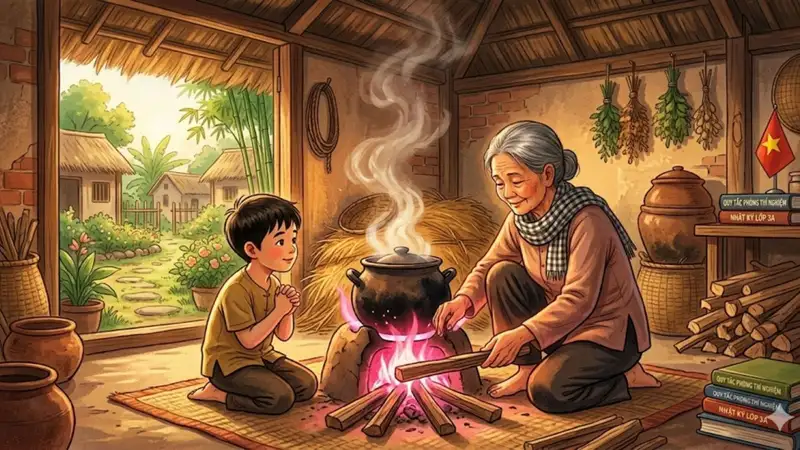 Nghệ thuật đặc sắc của bài thơ Bếp lửa